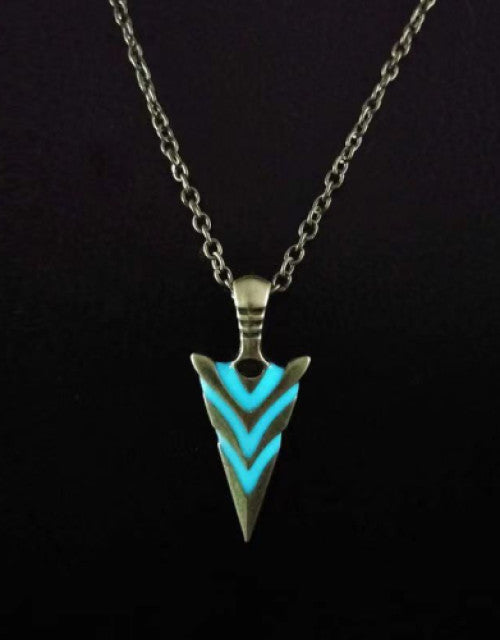 Arrow Alloy Pendant with Stainless Steel Box Chain for Men & Boy