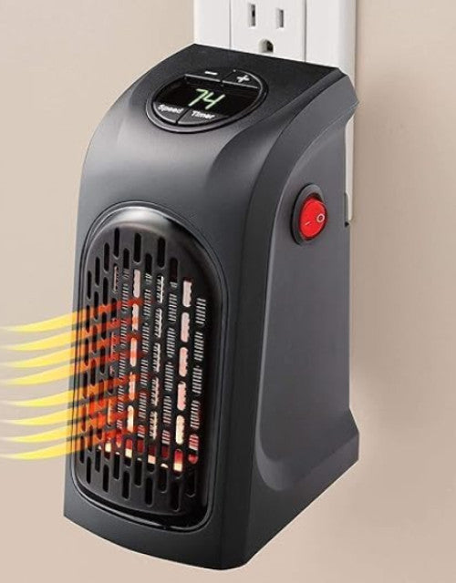 Handy Electric Heater Plug-In Heater, Mini Heater, Portable Room, Office, Bedroom Heater